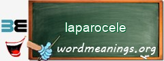 WordMeaning blackboard for laparocele